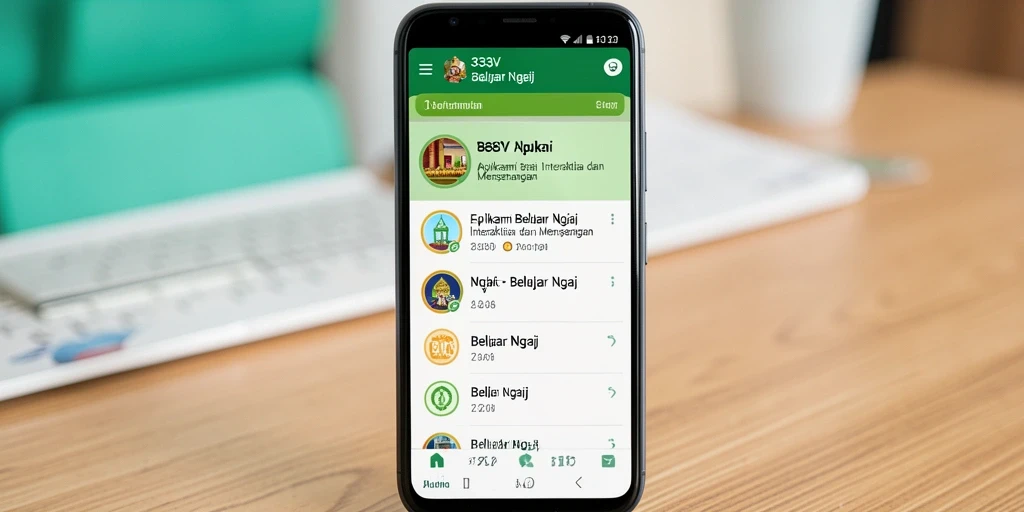 Tampilan antarmuka aplikasi 333V yang menarik dan intuitif.