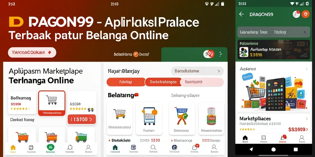 Tampilan antarmuka DRAGON99 yang menarik dan fungsional untuk berbelanja.