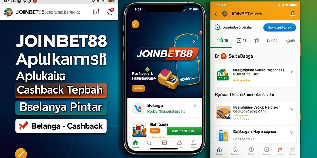 Antarmuka JOINBET88 yang sederhana dan menarik untuk cashback.