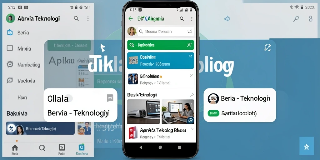 Antarmuka S13 yang modern dan informatif untuk berita Teknologi.